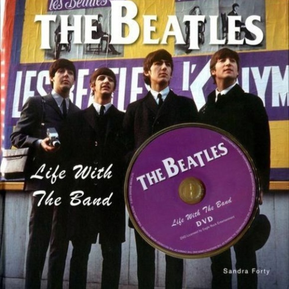 THE BEATLES LIFE WITH THE BAND BOOK & DVD Synopsis NEW $40 - Picture 1 of 1